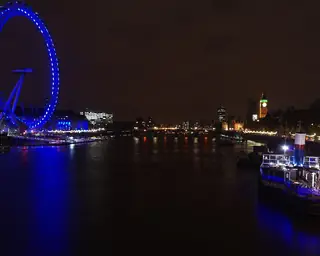 The River Thames and the London Eye