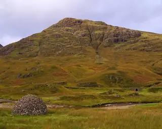 A stone bridge in Glen Coe, Scottish Highlands